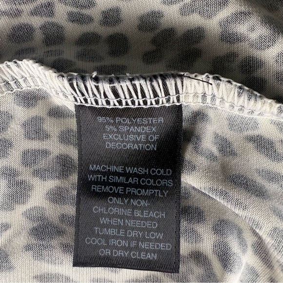 White House Black Market Workwear Leopard Print Lace Trim Stretch Cami Tank Top - Picture 3 of 9